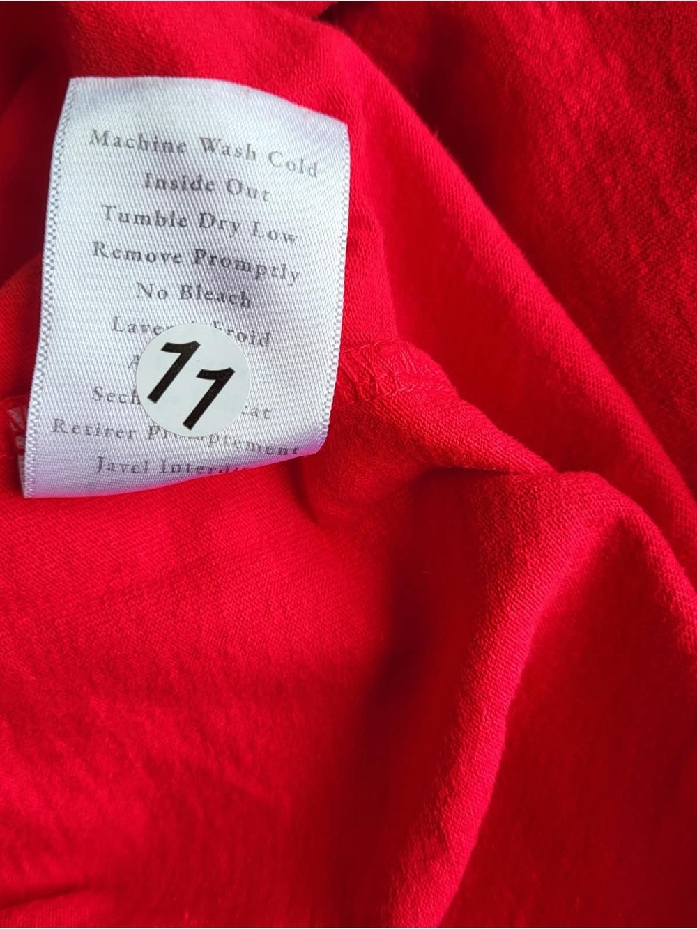 New Frank & Eileen Maxi Red Harper Dress L - Picture 6 of 7